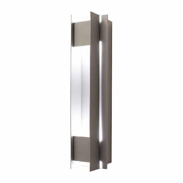 Westgate CRE-MP-07-30K-SIL LED Wall Sconce Light, Selectable Wattage, Color Temperature 3000k, Voltage 120-277V, Silver Finish