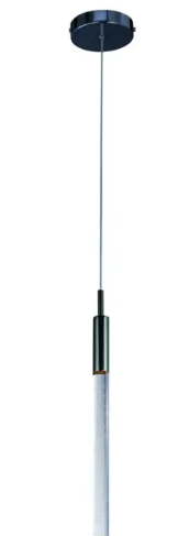 ET2 Contemporary Lighting E32771-91BC Scepter LED Pendant Light Color Temperature 3000K, 255 Lumens, Voltage 120V, Black Chrome Finish