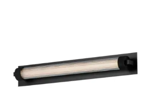 ET2 Contemporary Lighting E23480-144BK Doric 18" LED Wall Sconce, Color Temperature 3000K, Voltage 120-277V, Black Finish