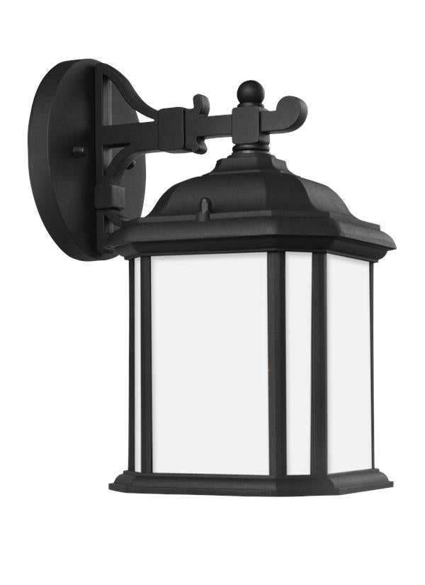Generation Lighting Kent 1 light black outdoor wall lantern