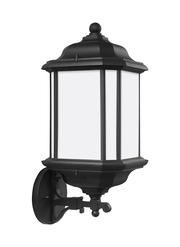 Generation Lighting Kent 1 light black outdoor wall lantern