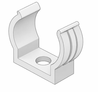 Diode LED DI-LIN-360-RGBW-MTCL-2 LINAIRE Flex Tube 360 RGBW 25mm Mounting Clip [2-Pack]