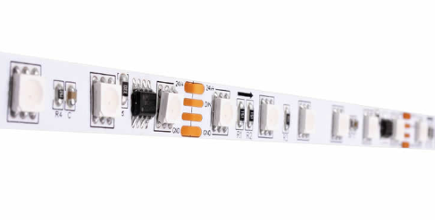 Diode LED DI-24V-DRGBW-50-PIX-6LED-016 16.4ft Spool Dazzle 6-LED Pixel RGBW+5000K LED Tape Light, Voltage 24V
