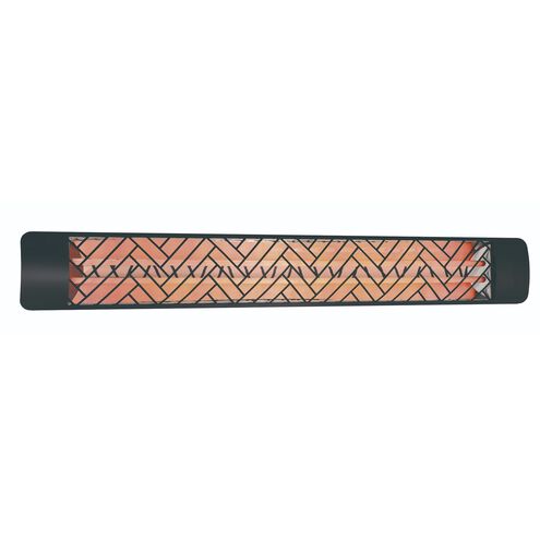 Eurofase Lighting EF60277B1 EF60 Series 9 X 8 inch Black Electric Patio Heater in Chevron