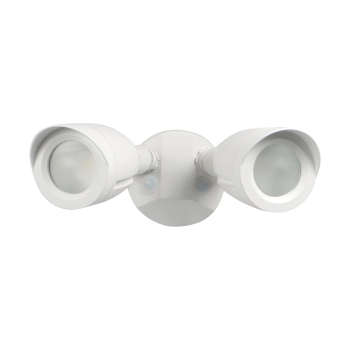 Nuvo 65-710 Dual Head LED Security Light, White, Color Temperature 3000K, Voltage 120-277V