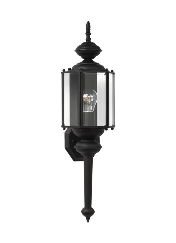 Generation Lighting 8510-12 Classico 1 Light Black Outdoor Wall Lantern