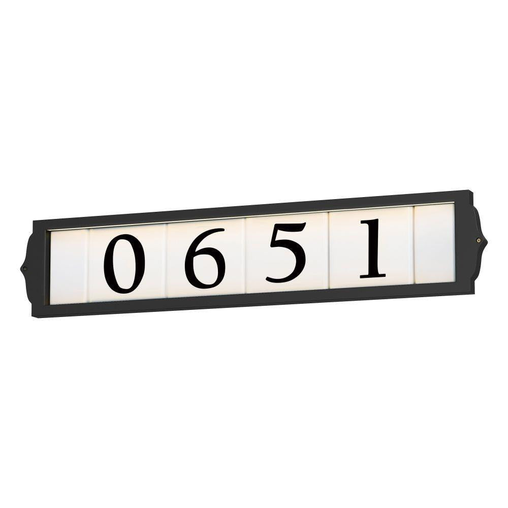 Maxim Lighting 53650BK Classic 2 Light 25 Inch Black Outdoor Address Light