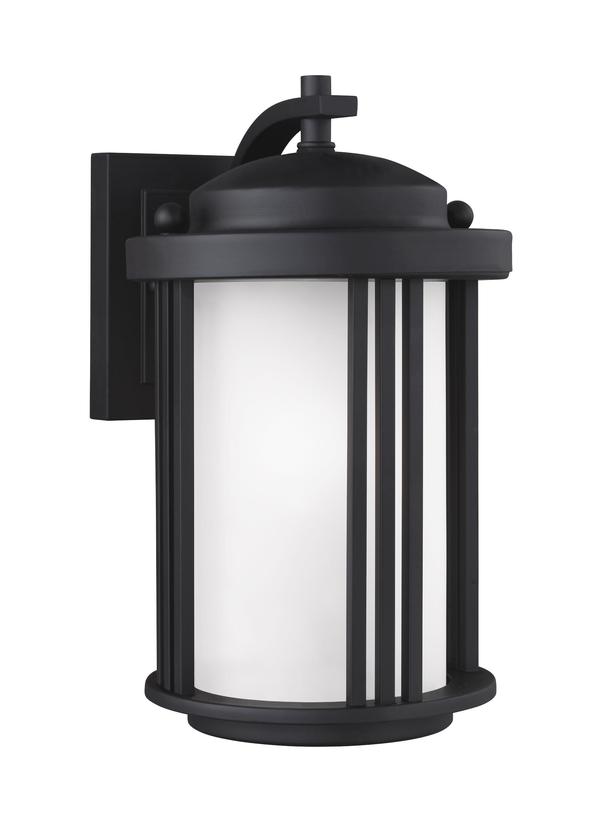 Generation Lighting Crowell 1 light black outdoor wall lantern