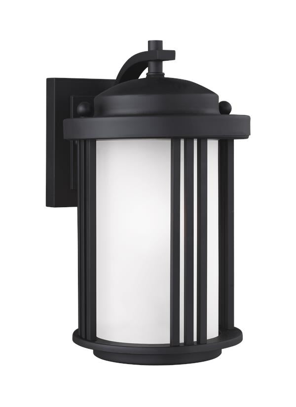 Generation Lighting Crowell 1 light black outdoor wall lantern