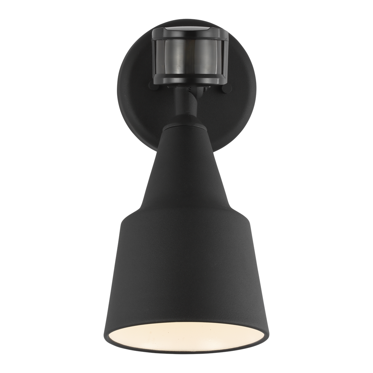 Generation Lighting 8560701PM-12 black flood light with photo and motion sensor