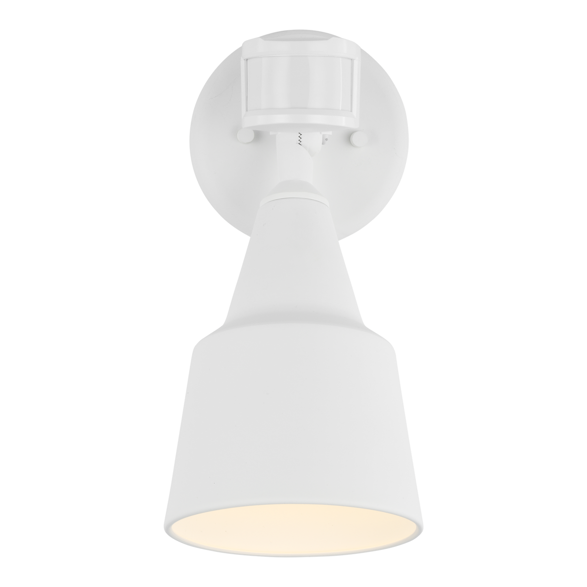 Generation Lighting 8560701PM-15 Flood Light white wall light with photo and motion sensor