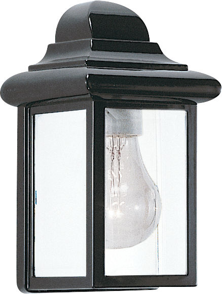 Generation Lighting Mullberry Hill 1 light black outdoor wall lantern