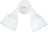 Generation Lighting 8607-15 white two light flood light wall fixture