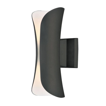 Maxim Lighting 86145ABZ Scroll 2 Light 13.5 inch Architectural Bronze Outdoor Wall Sconce