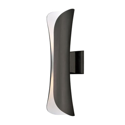 Maxim Lighting 86146ABZ Scroll Architectural Bronze LED Outdoor Wall Sconce on white background