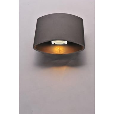 Maxim Lighting 86152ABZ Lightray Outdoor Wall Sconce close-up showing interior LED and bronze finish