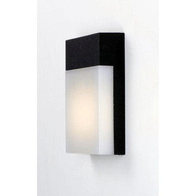 Maxim Lighting 86165BK Eyebrow 1 Light 7.75 Inch Black Outdoor Wall Lantern - Side View