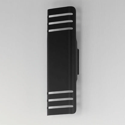 Maxim Lighting 86176BK Lightray Black Outdoor LED Wall Light mounted on wall