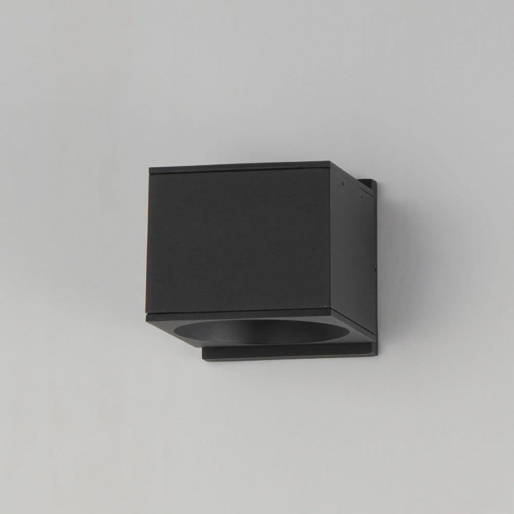 Maxim Lighting 86215BK Stout 1 Light Black Outdoor Wall Mount Light - Angled Detail View