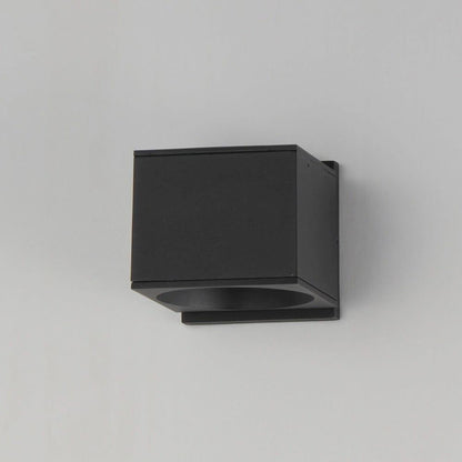 Maxim Lighting 86215BK Stout 1 Light Black Outdoor Wall Mount Light - Angled Detail View