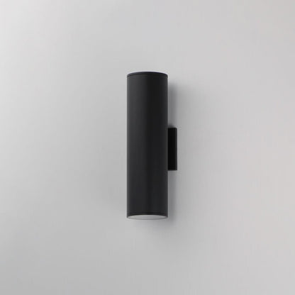 Maxim Lighting 86216BK Stout 2 Light 15 inch Black Outdoor Wall Light Angle View