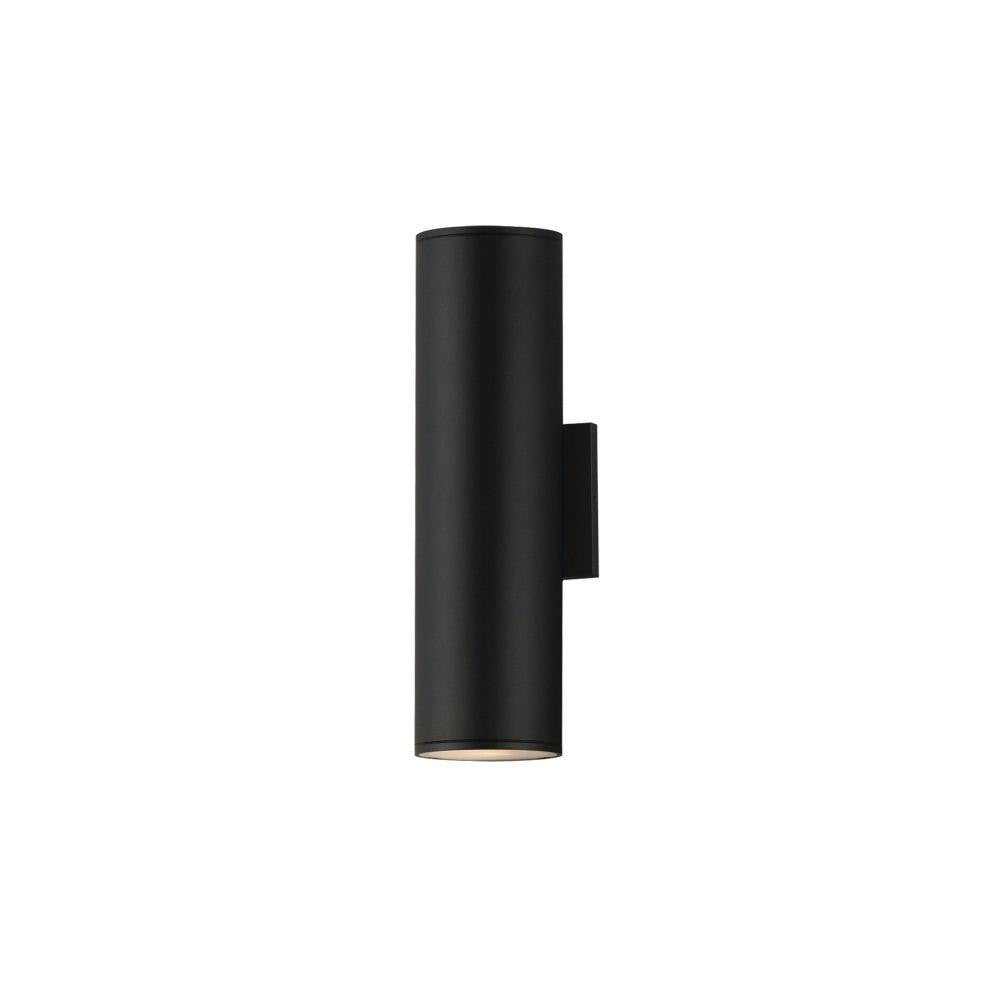 Maxim Lighting 86216BK Stout 2 Light 15 inch Black Outdoor Wall Light
