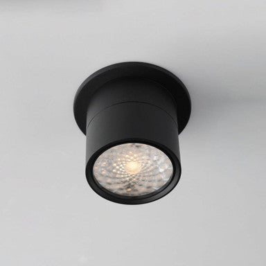 Maxim Lighting 86242BK Swinger Black LED Flush Mount - Front Ceiling View