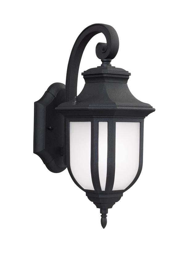 Generation Lighting Childress 1 light black outdoor wall lantern