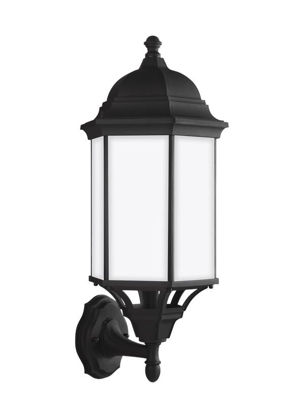 Generation Lighting Sevier 1 light textured black outdoor wall lantern