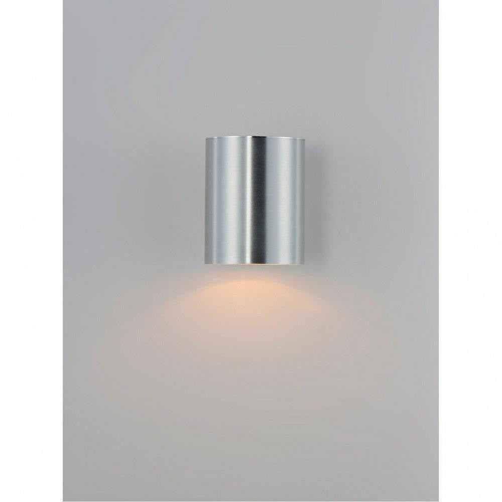 Maxim Lighting 86401AL Outpost Brushed Aluminum Outdoor Wall Light - Lifestyle Lit Downward