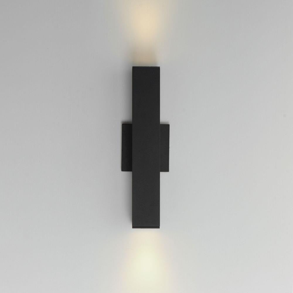 Maxim Lighting 86423BK Culvert Black LED Outdoor Wall Light Showing Up and Down Illumination