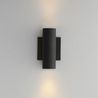 Maxim Lighting 86431BK Calibro 2 Light Black Outdoor Wall Light - Illuminated Lifestyle View