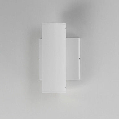 Maxim Lighting 86431WT Calibro LED Outdoor Wall Sconce in White finish side angle view