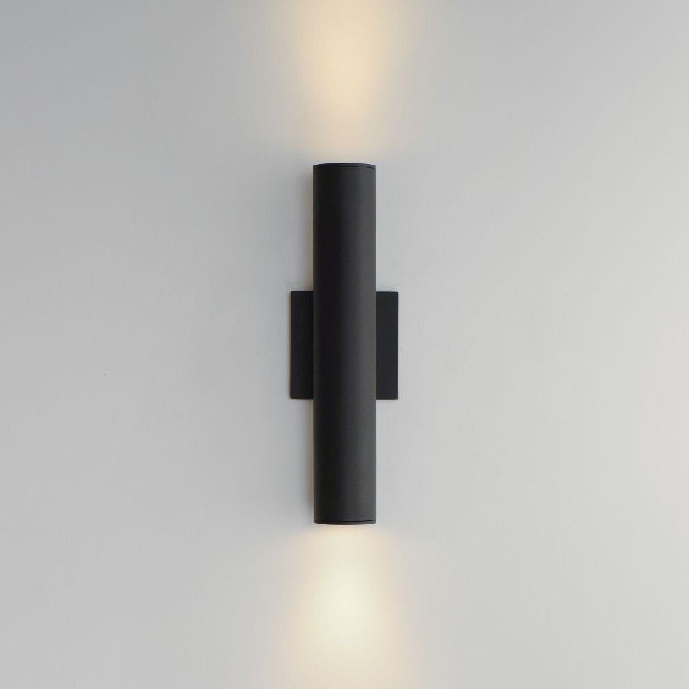 Maxim Lighting 86433BK Calibro Black Outdoor Wall Mount Light Illuminated Up Down