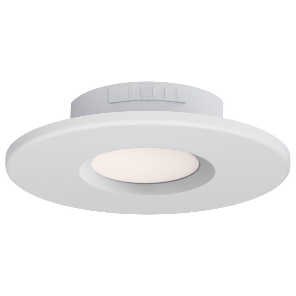 Maxim Lighting 87755WTWT Snug 1 Light 4.5 inch White LED Recessed Surface Mount