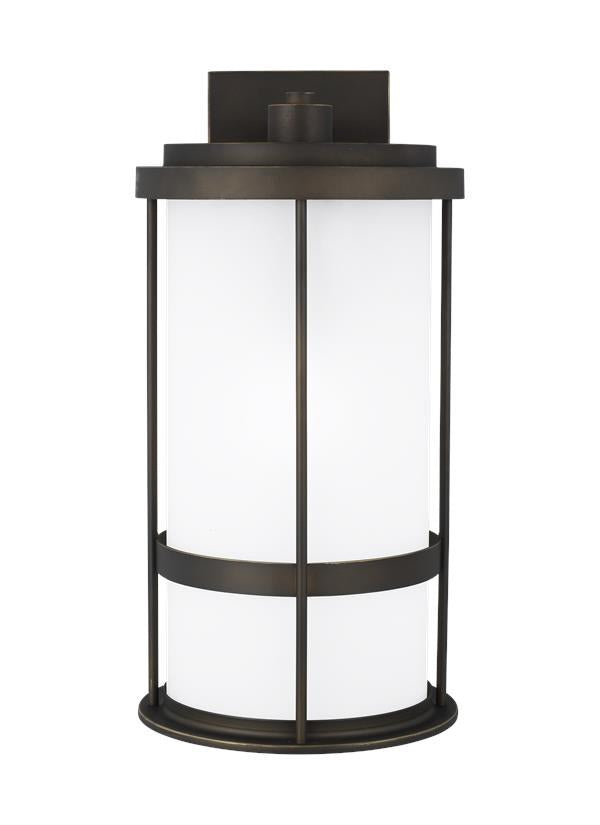Generation Lighting Wilburn 1 light antique bronze outdoor wall lantern