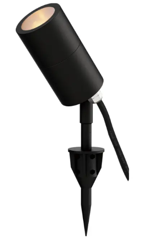 ET2 Contemporary Lighting E41352-BK Alumilux Landscape MR16 Spot Light, Color Temperature 3000K, Voltage 12V, Black Finsih