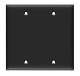 Enerlites 8802-BK Blank Cover One-Gang Wall Plate, Black Finish