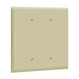 Enerlites 8802O-I  Unbreakable Poly Carbonate Thermoplastic Wall Plate 2-Gang Blank Oversize Cover