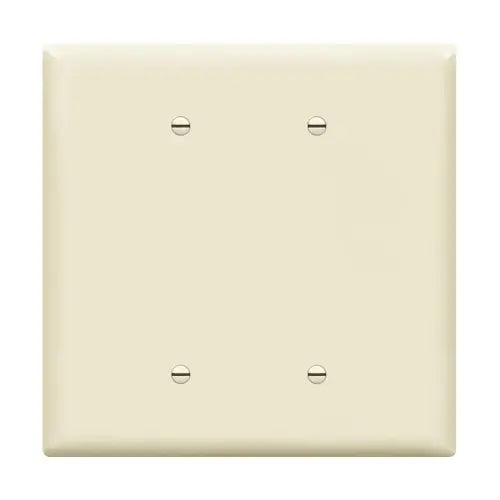Enerlites 8802O-LA  2-Gang Over-Size Wall Plate, Blank, Light Almond