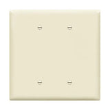 Enerlites 8802O-LA  2-Gang Over-Size Wall Plate, Blank, Light Almond