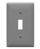 Enerlites 8811-GY Toggle Switch One-Gang Wall Plate, Gray