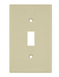 Enerlites 8811-I Toggle Switch One-Gang Wall Plate, Ivory Finish