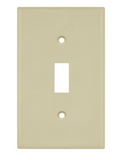 Enerlites 8811M-I Toggle Switch One-Gang Wall Plate, Med-Size, Ivory