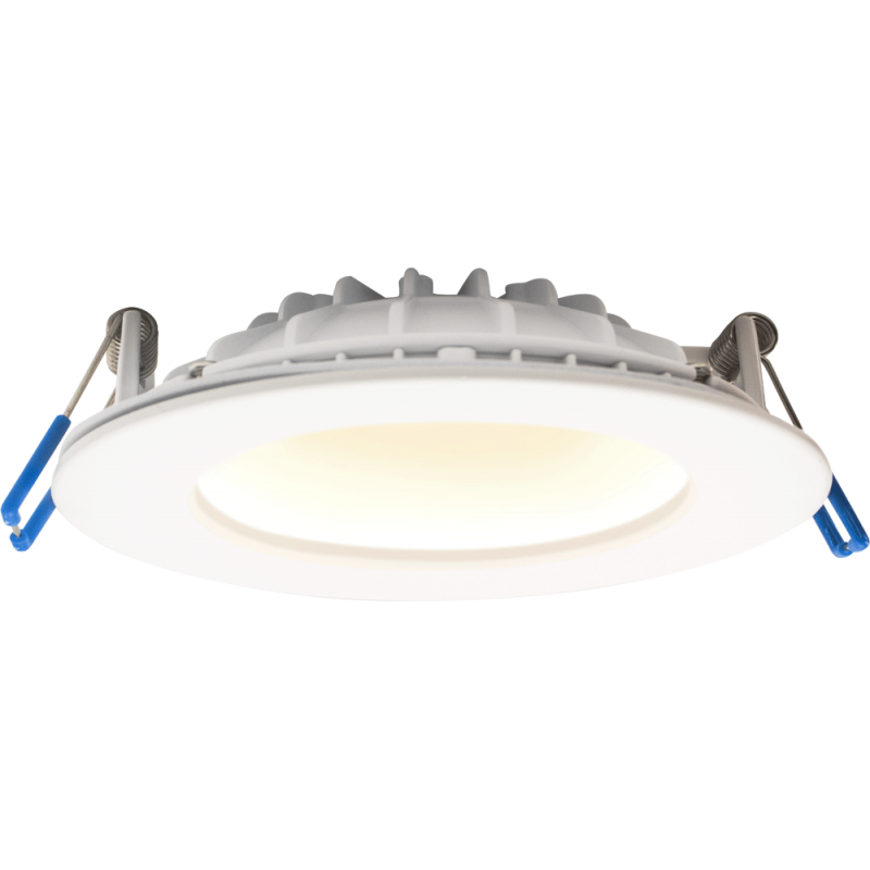 Lotus LED Lights DS-LED-6-S15W-5CCT-WH Lotus 4" Round Indirect Slim Recessed LED Downlight - 15W - 27K / 3K / 35K / 4K / 5K - 120V - White
