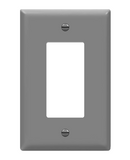 Enerlites 8831M-GY Decorator/ GFCI One-Gang Wall Plate, Mid-Size, Gray