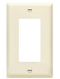 Enerlites 8831M-LA Decorator/ GFCI One-Gang Wall Plate, Mid-Size, Light Almond