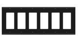 Enerlites 8836-BK Decorator Switch Cover, Six Gang Outlet Wall Plate, Black