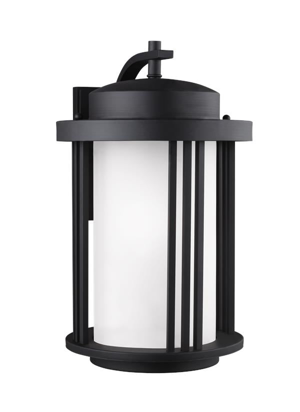 Generation Lighting Crowell 1 light black outdoor wall lantern