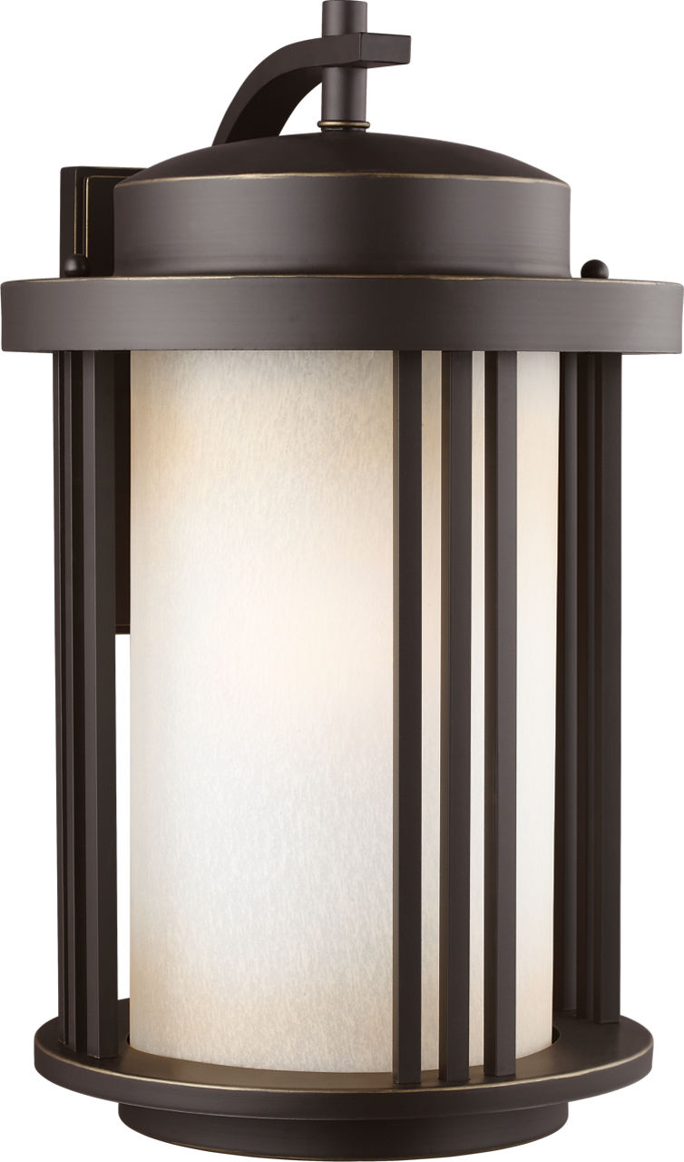 Generation Lighting 8847901-71 Crowell antique bronze outdoor wall lantern